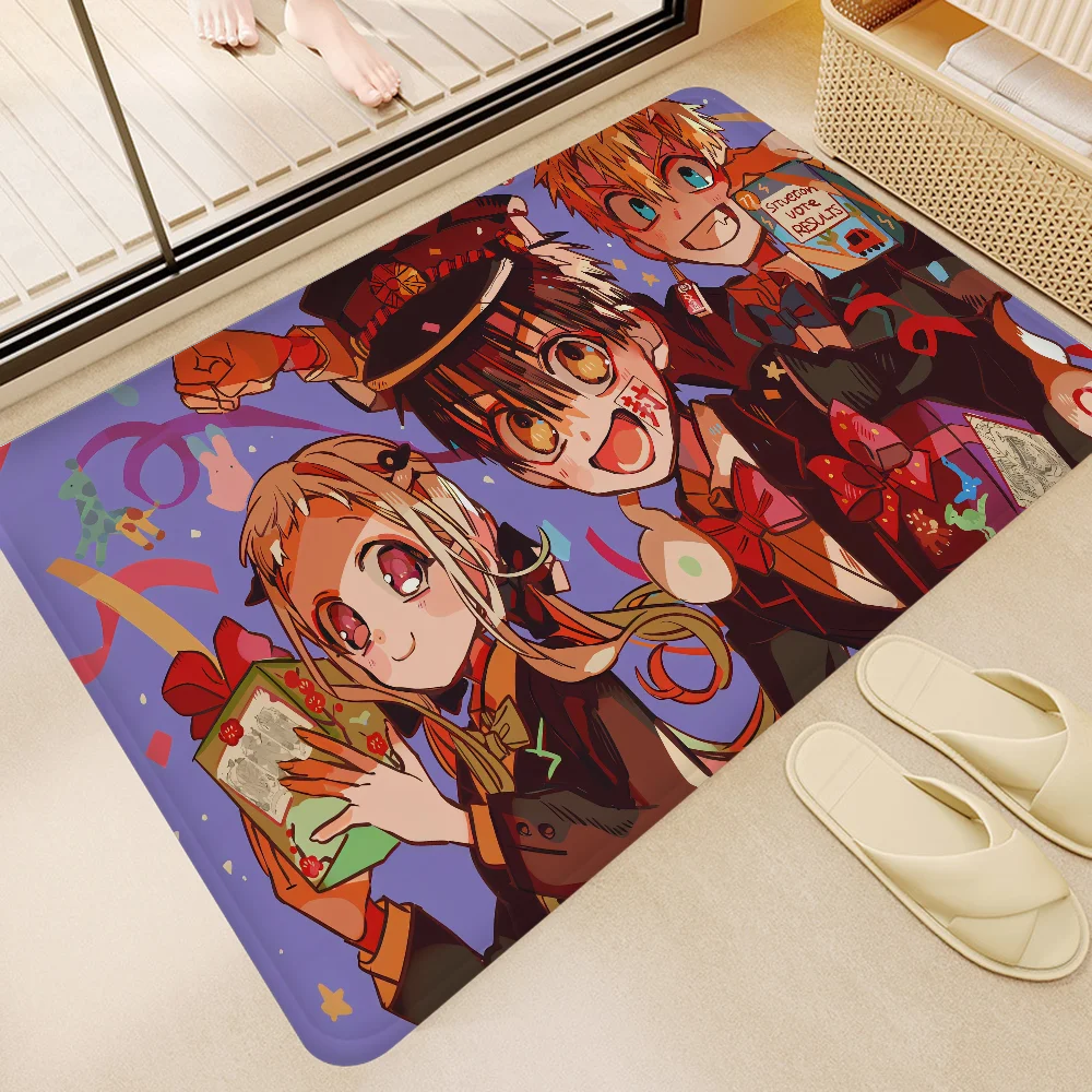 

Jibaku Shounen Hanako Kun Floor Mat Non-Slip Laundry Room Mat Laundry Decor Balcony Child Living Room Bedside Mats