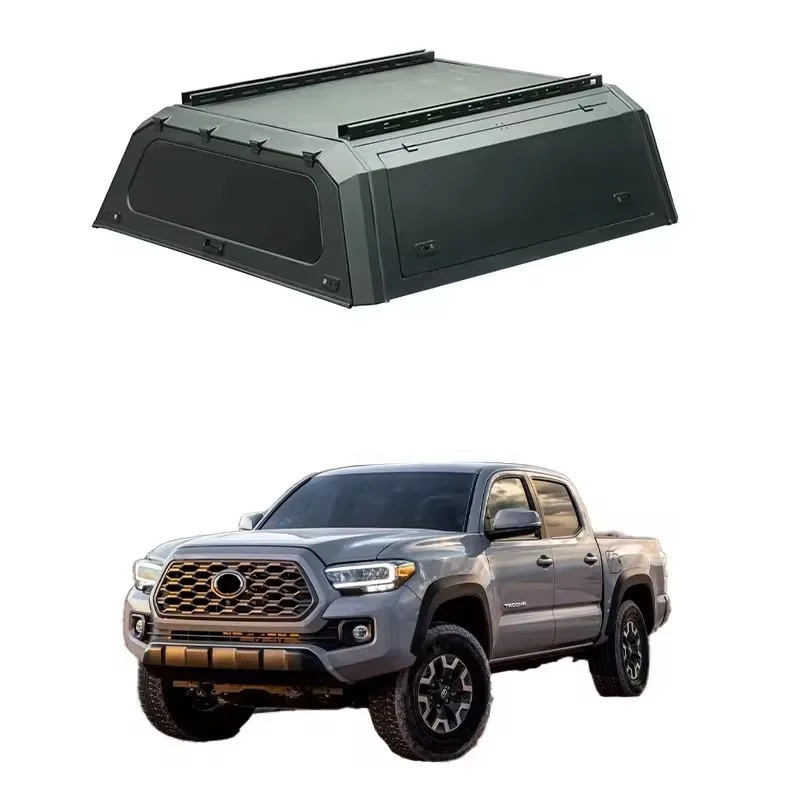 

High Quality Custom 4x4 Steel Pickup Hardtop Camper for Ford F150 Toyota Tacoma Nissan Great Wall