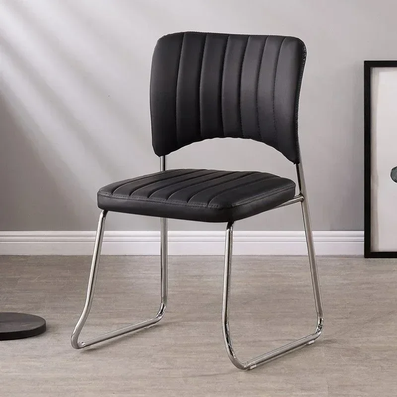 Office Computer Meeting Chair Conference Executive Student Mahjong Meeting Chair Armless Backrest Sedia Da Scrivania Furniture