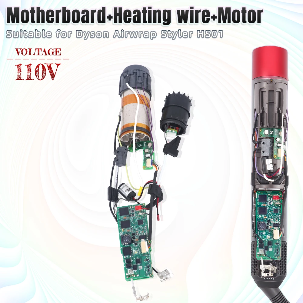 

110V Voltage Mainboard Motor Heating Coil Replacement for Dyson Airwrap Styler HS01 Accessories Curling Iron Mother Board Part