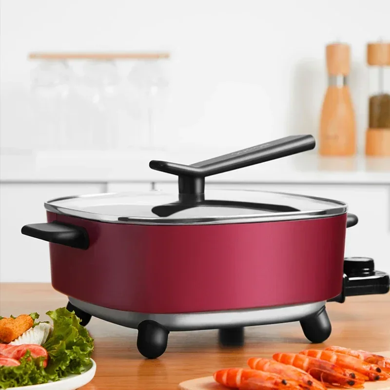 Electric Hot Pot Half-and-half Duck Pot Korean Multi-functional Electric Heating Pot Integrated Large-capacity Electric Wok