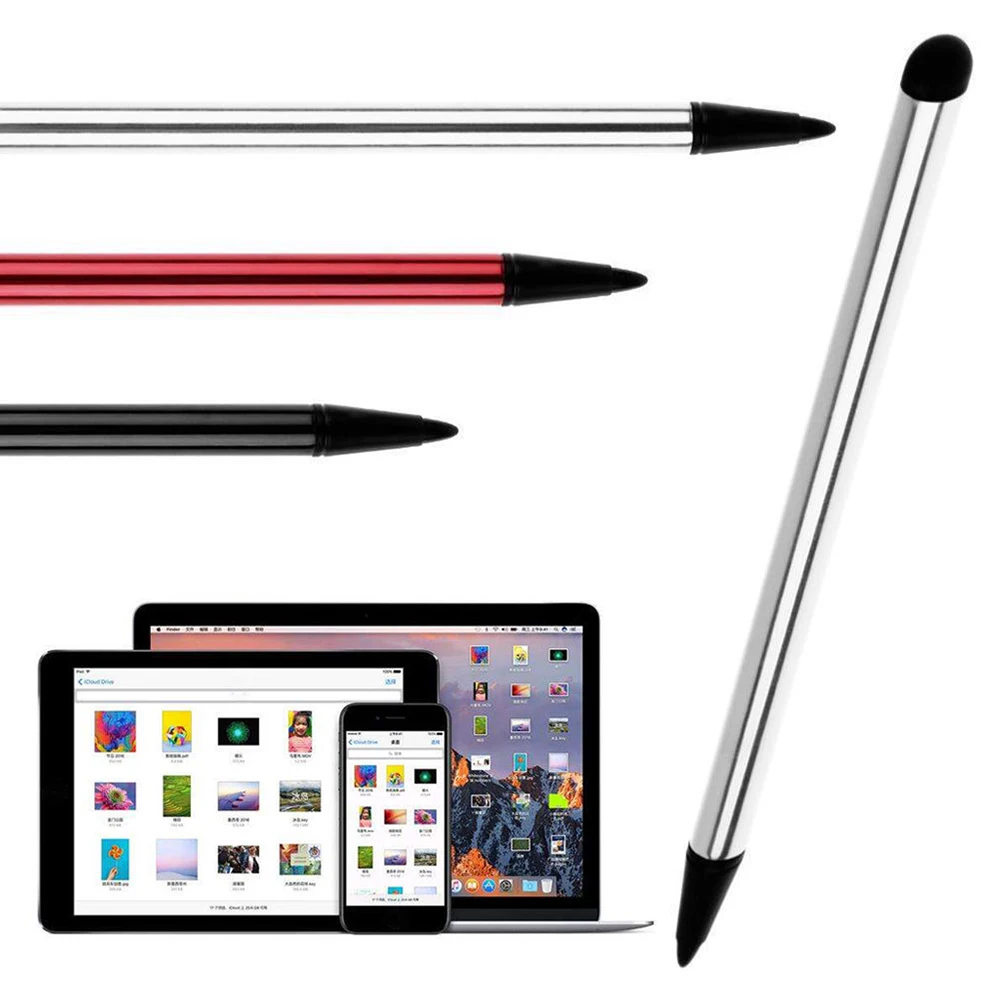 Pensil Stylus Universal, pena portabel 3 dalam 1 layar sentuh untuk Iphone Ipad Samsung Xiaomi Pad Tablet Laptop