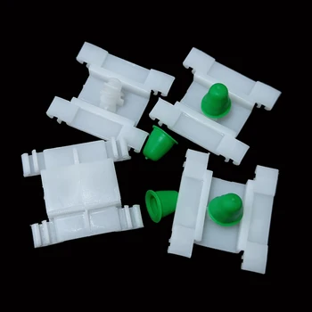 10PCS พลาสติกตกแต่งประตูรถยนต์ Bump Strip คลิป Molding สั้นพอดีสำหรับ VW Volkswagen กอล์ฟ MK3 1H0853585ประตู Trim คลิป