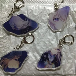 Game Honkai:Star Rail Firefly 1-6 Eidolons Acrylic Keychain Key Chain Ring for Accessories Bag Pendant Keyring Jewelry Fans Gift