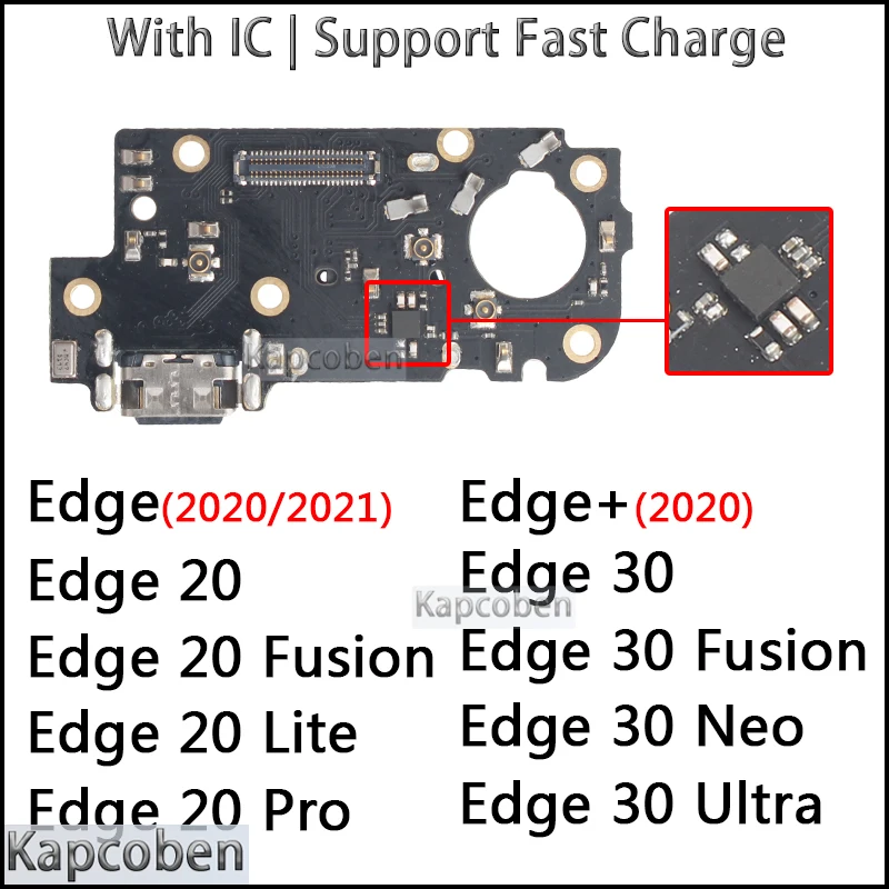 Usb Dock Charger Connector for Motorola Moto Edge + 20 30 Lite Fusion Plus Pro Neo Ultra 2020 2021 Charging Board Flex Ports