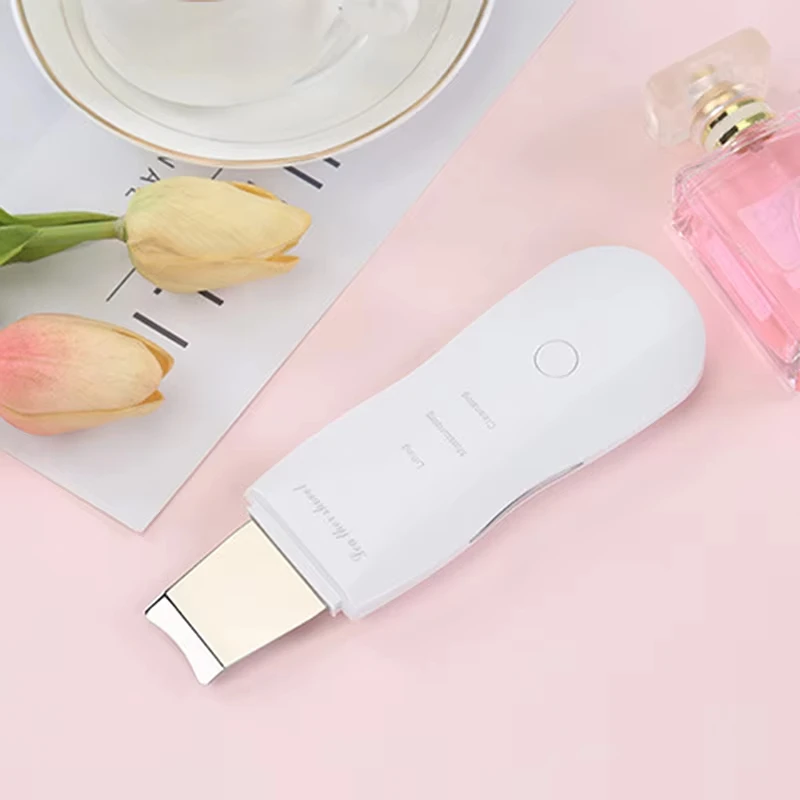 Épurateur de peau, nettoyage du visage à vibrations profondes, spatule à pelle non ultrasonique, nettoyeur de pores, masseur de pelle pour le visage