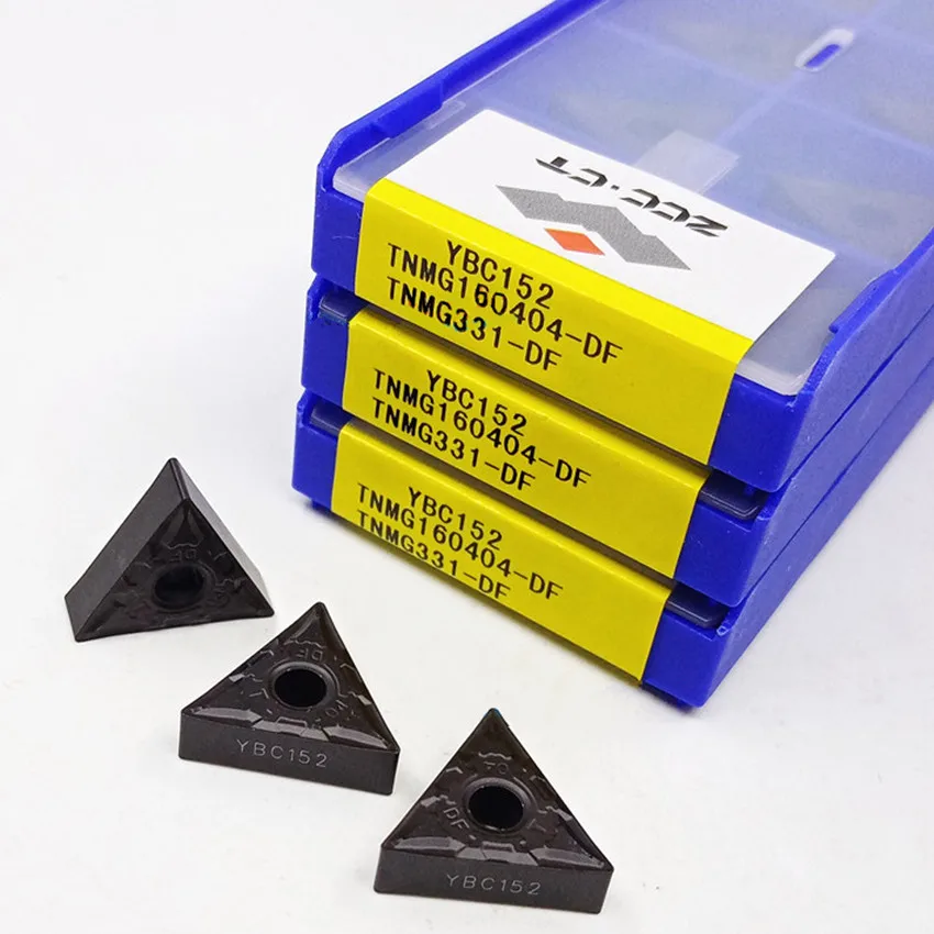 

TNMG160404-DF YBC152/TNMG160408-DF YBC152/TNMG160404-DF YBC151 TNMG331 TNMG332 ZCC.CT CNC carbide inserts 10pcs/box