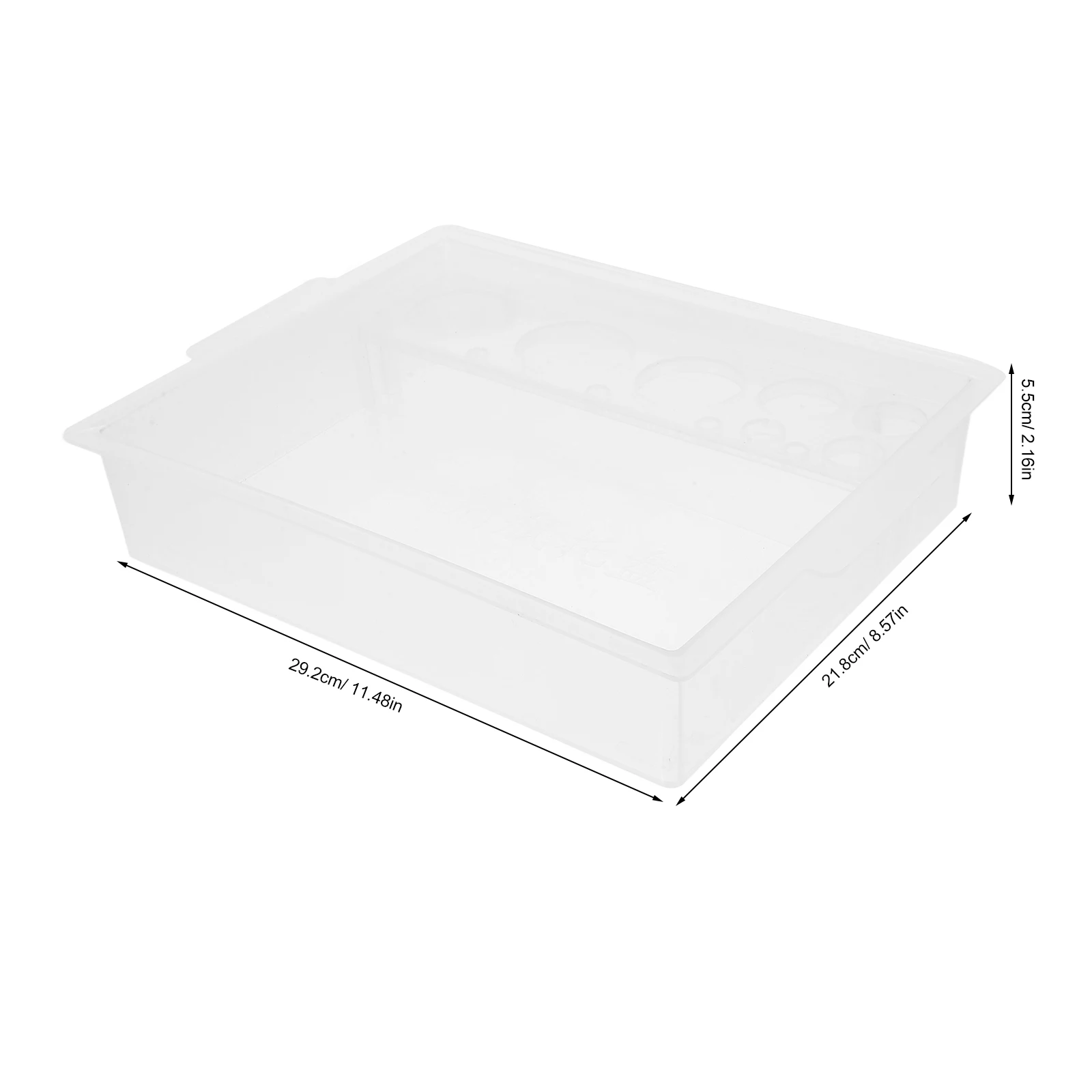 Transparent Square Laboratory Tube Rack 48 Holes Plastic Test Tube Holder Multifunctional Storage Rack For Experiment Reagent
