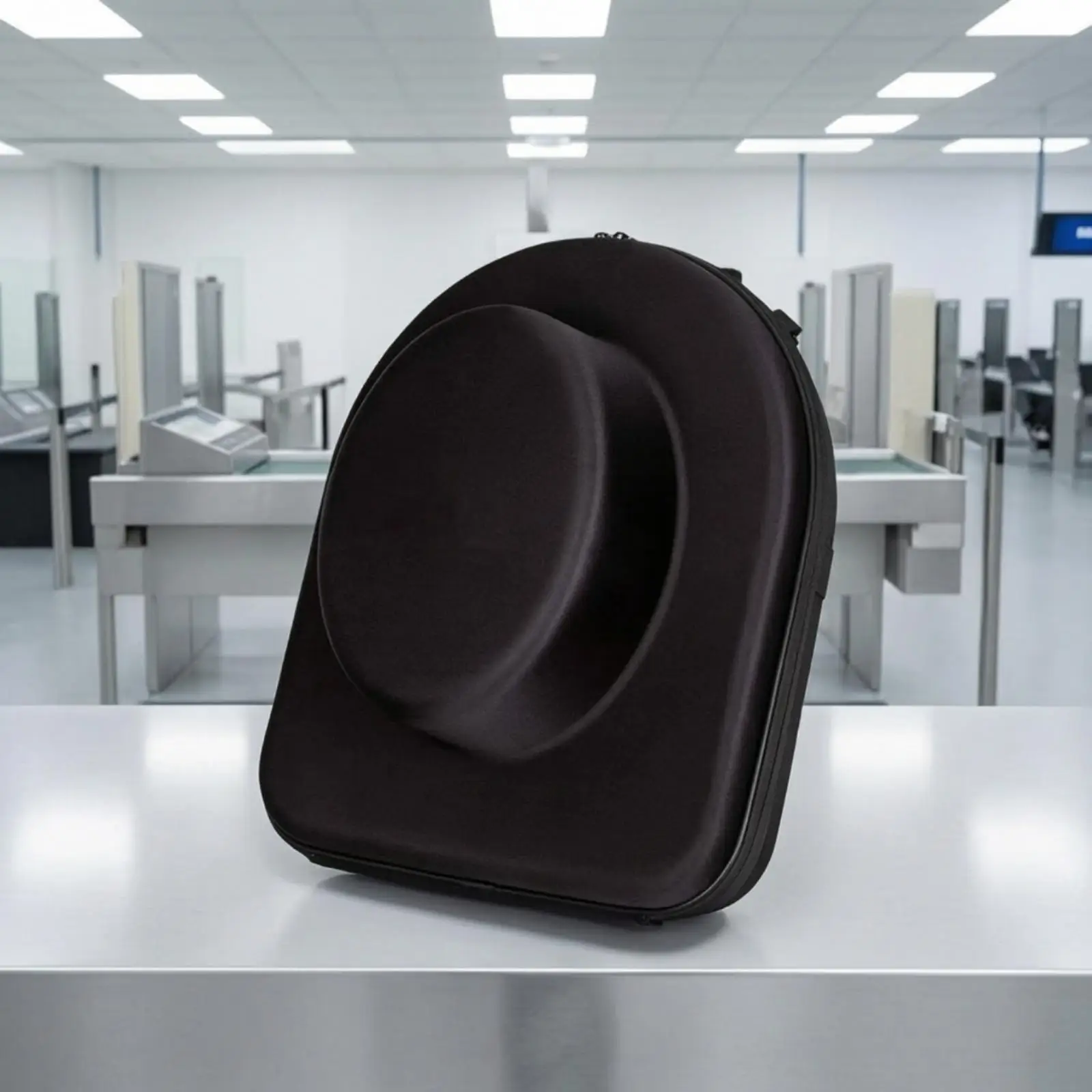 Compact Hat Storage Case EVA Hard Shell Hat Organizer Drop Proof with Handle for Home Travel Use