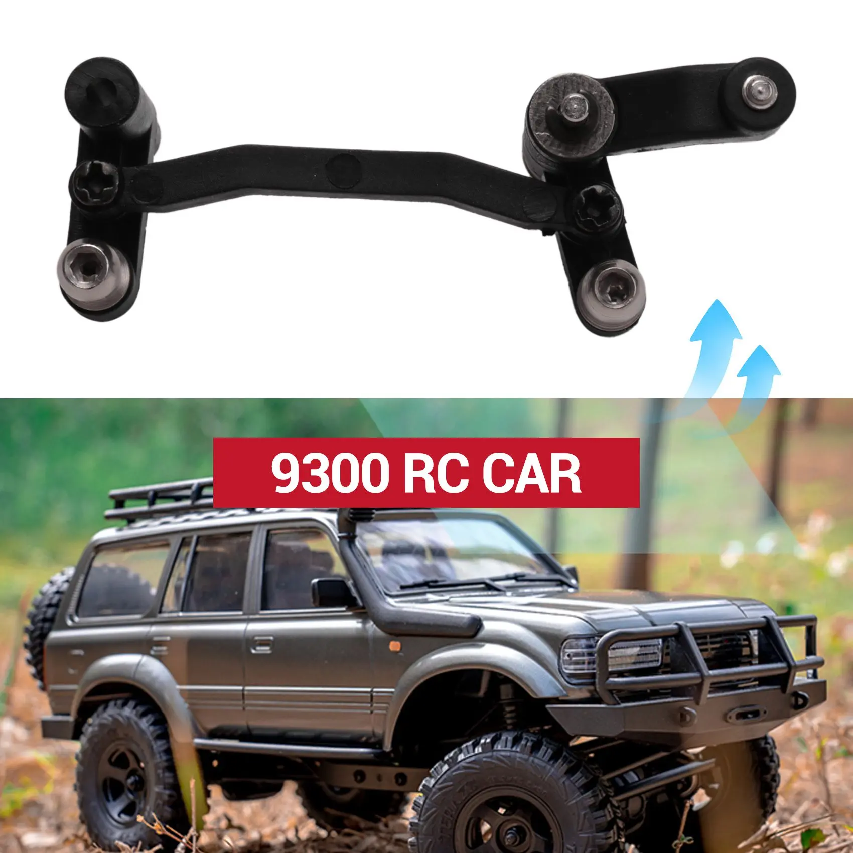 AS96-PX9300-06 Steering Linkage Assembly For Pxtoys PX9300 PX 9300 9301 9302 1/18 RC Car Spare Parts