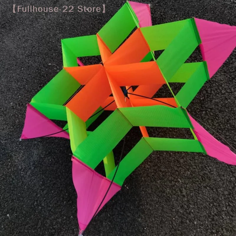 【MAX-22】1개 야외 피크닉 해변 공원 여행용 장난감 새로운 스타일 3D 꽃 연 어린이 성인용 날기 쉬운 매화 연