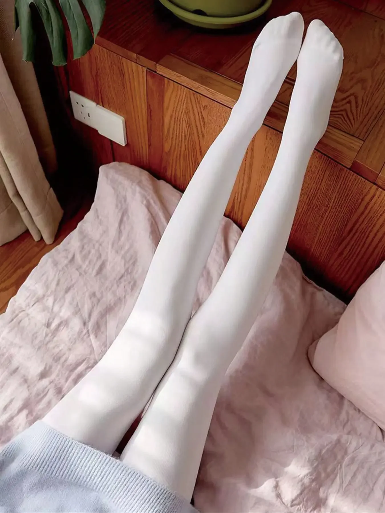 Butt-Lifting Stockings, Anti-Grip Design, Skin-Friendly Material, Breathable Solid Color Tight Long Pants, Perfect Gift, Casual Wear, Clothing, Fit