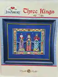 mh 006 three kings 42-36 counted cross stitch package flower aida 22ct 25ct 18ct 14ct 11ct black cloth people kit embroidery
