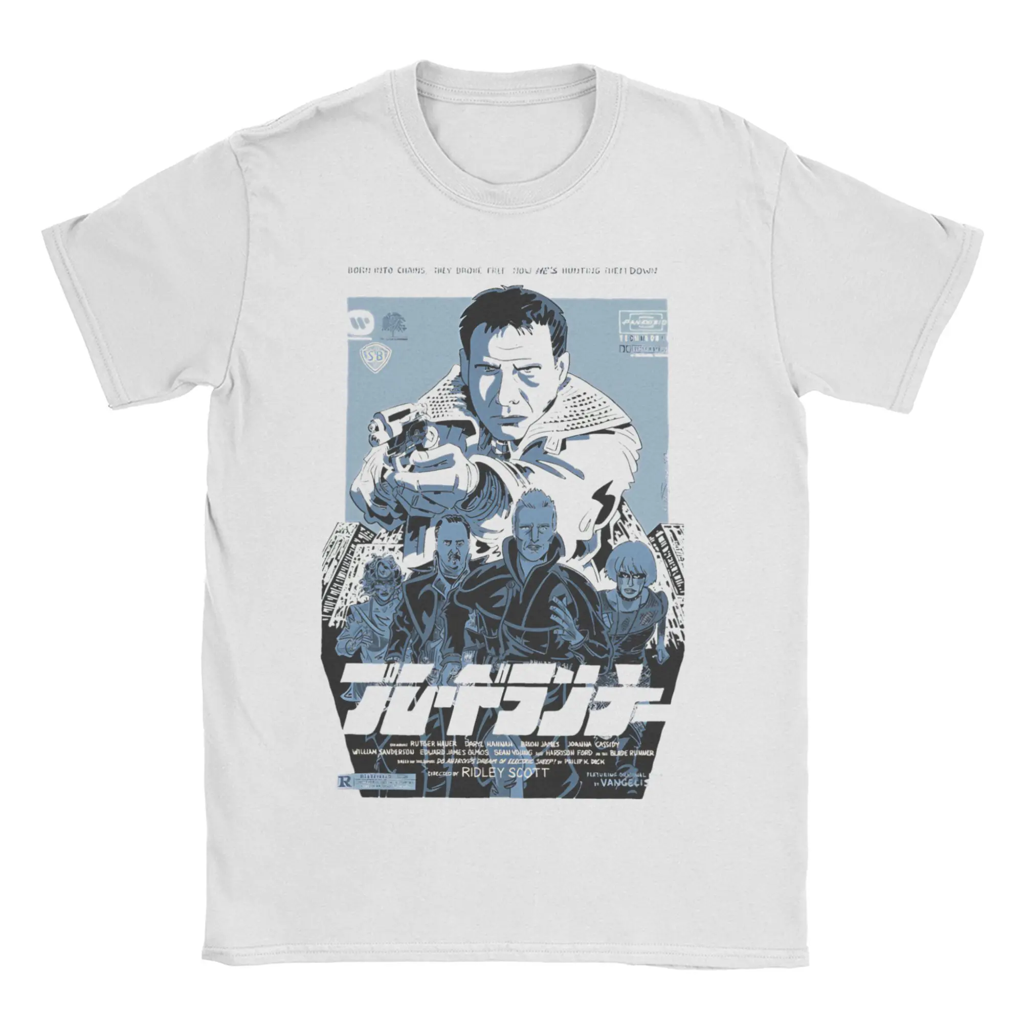 Men Women Blade Runner Poster T Shirts  Pure Cotton Clothes Leisure Short Sleeve Crew Neck Tees Summer T-Shirts