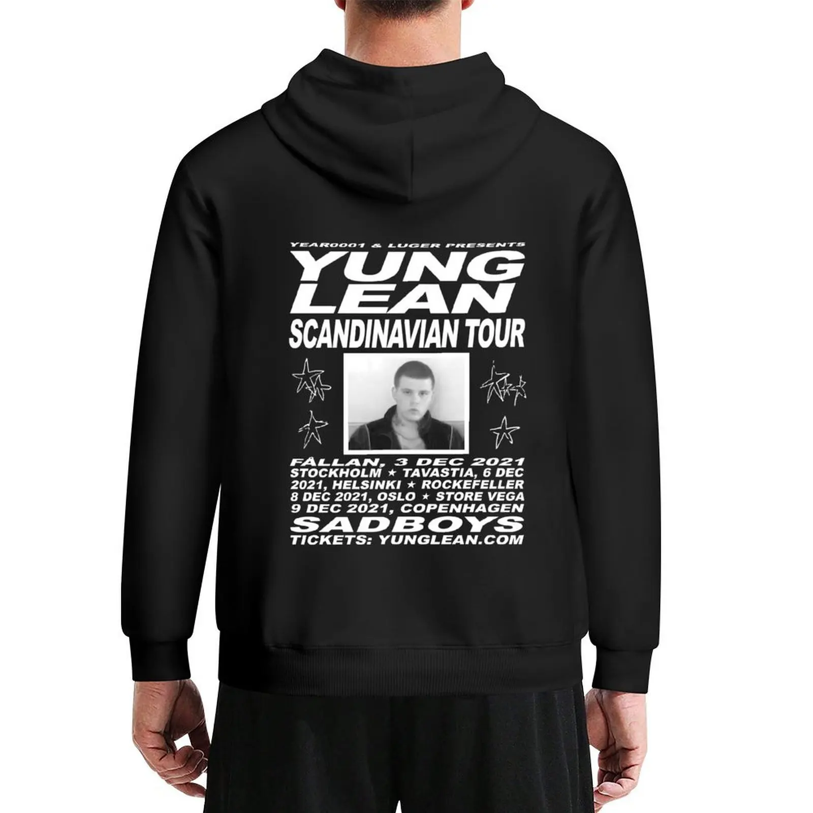 

Yung Lean Scandinavian Tour Hoodie men's sweat-shirt anime clothes autumn new products male clothes hoodie men
