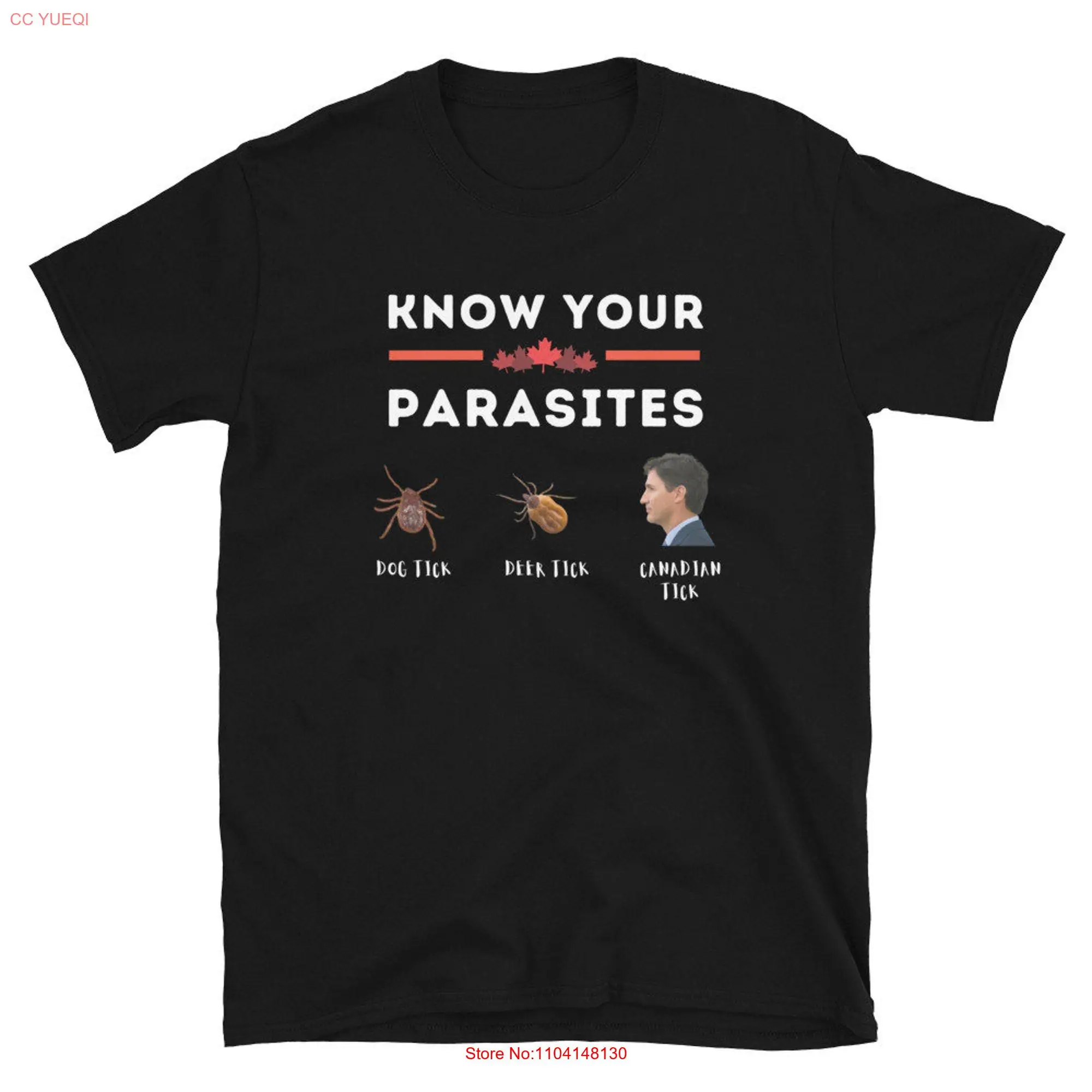 Know Your Parasites Trudeau T Shirt F Freedom Convoy  long or short sleeves