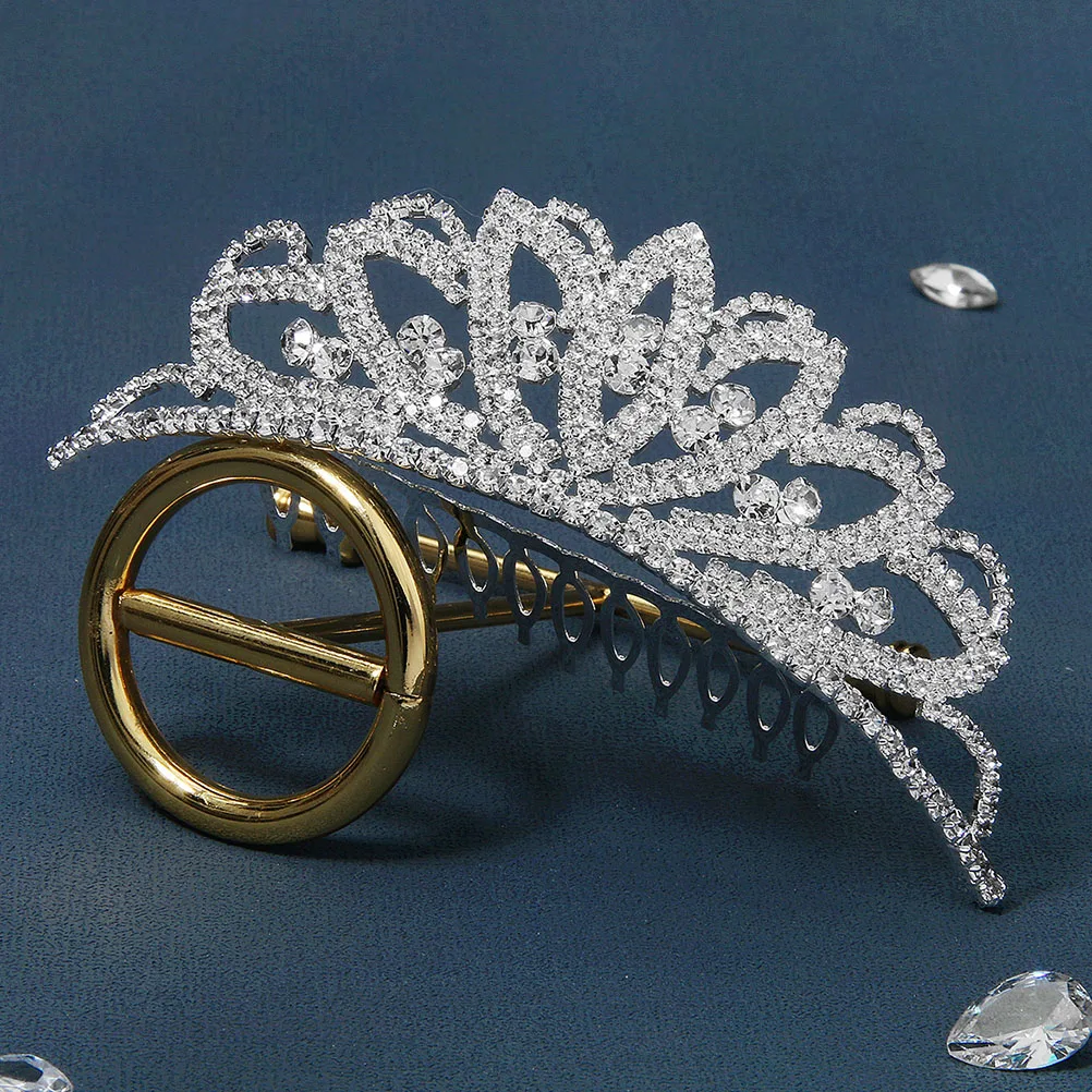 

Child Princess Crown Accessories Rhinestone Tiara for Girls Performance Wedding Celebration Kids Alloy Headb s