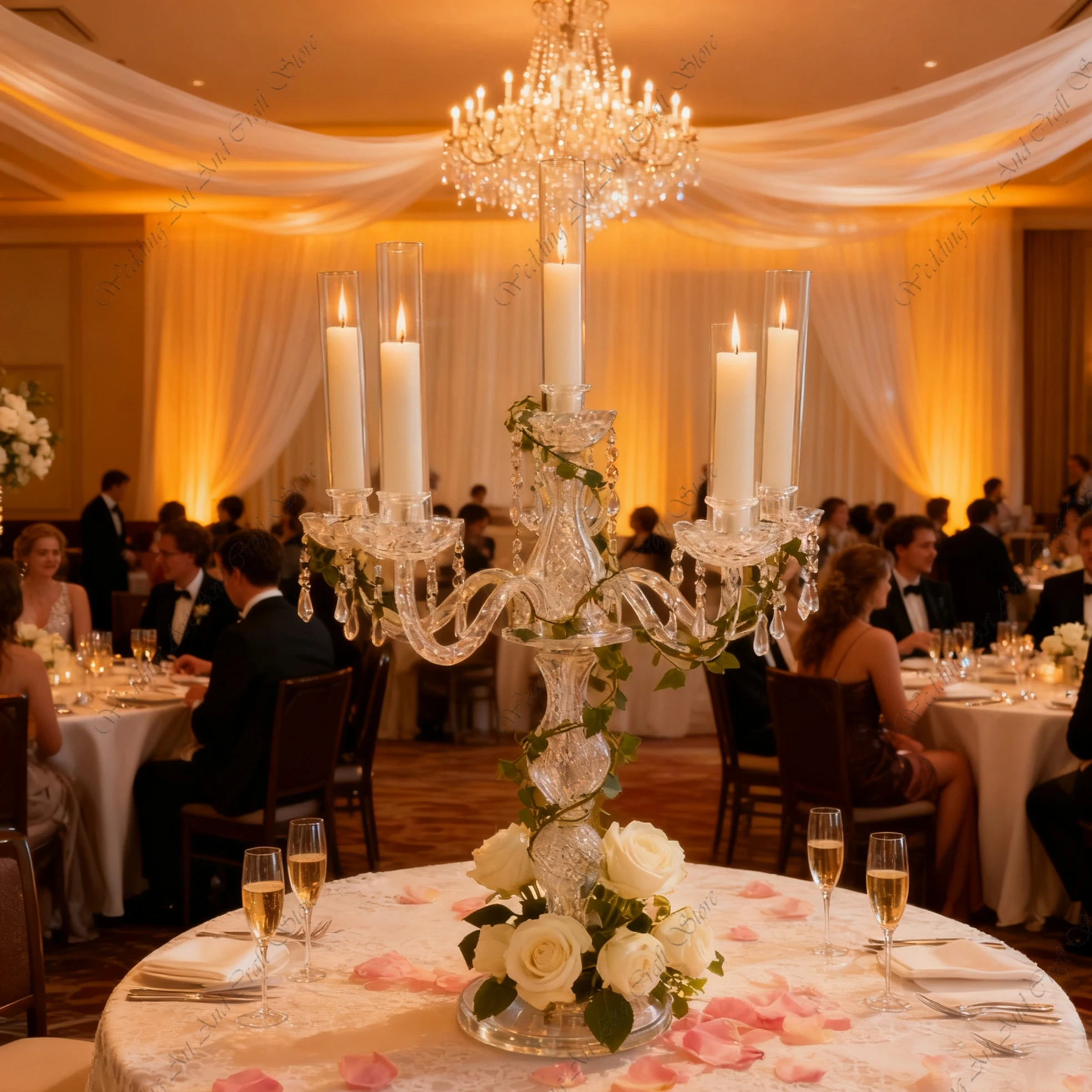 

10pcs 80-120cm f30 Acrylic Pillar Candle Holder Wedding Acrylic Centerpiece Stand Wedding Candle Wall Backdrop for Wedding hh321