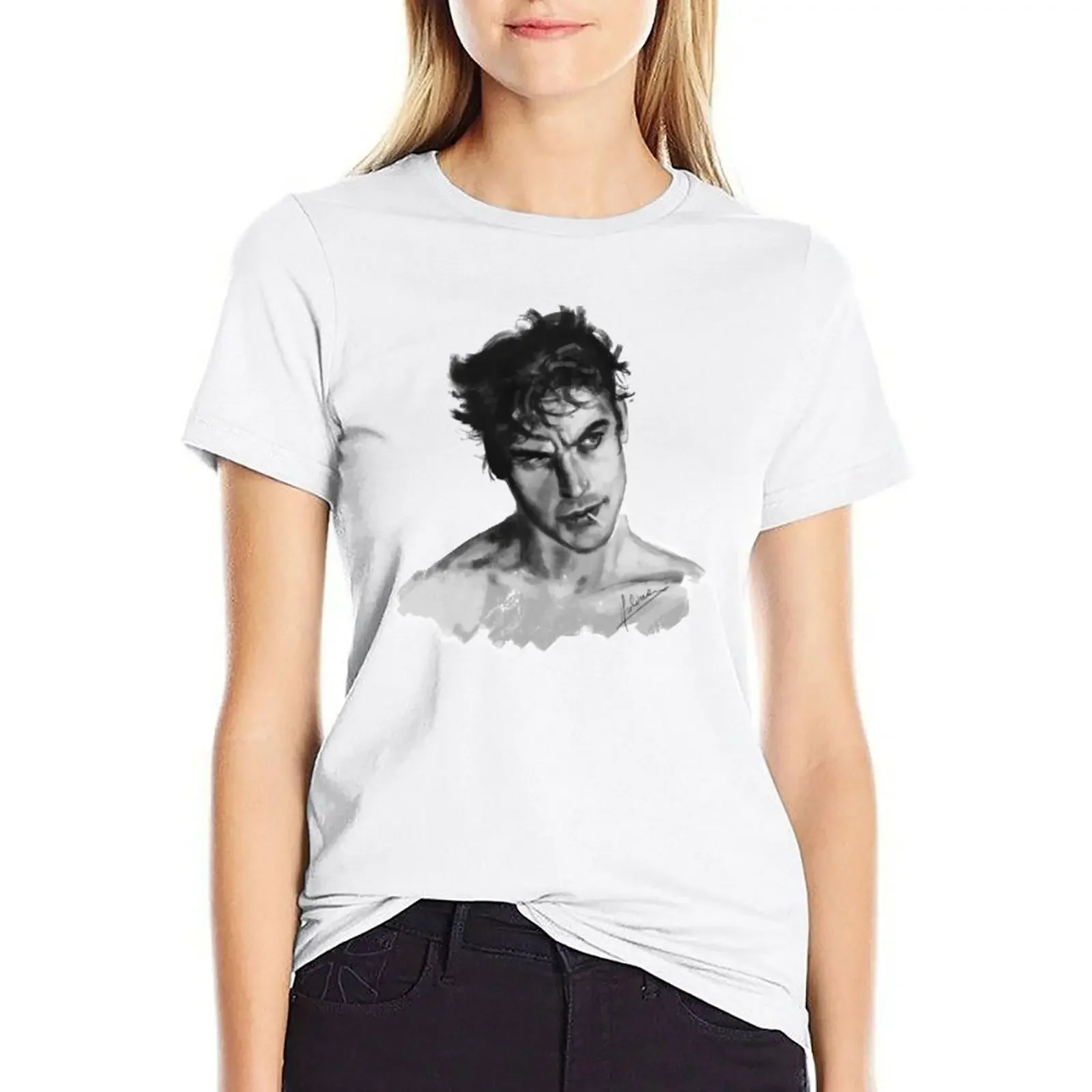 

Antoni Porowski T-shirt lady clothes graphics Blouse t-shirt dress for Women sexy