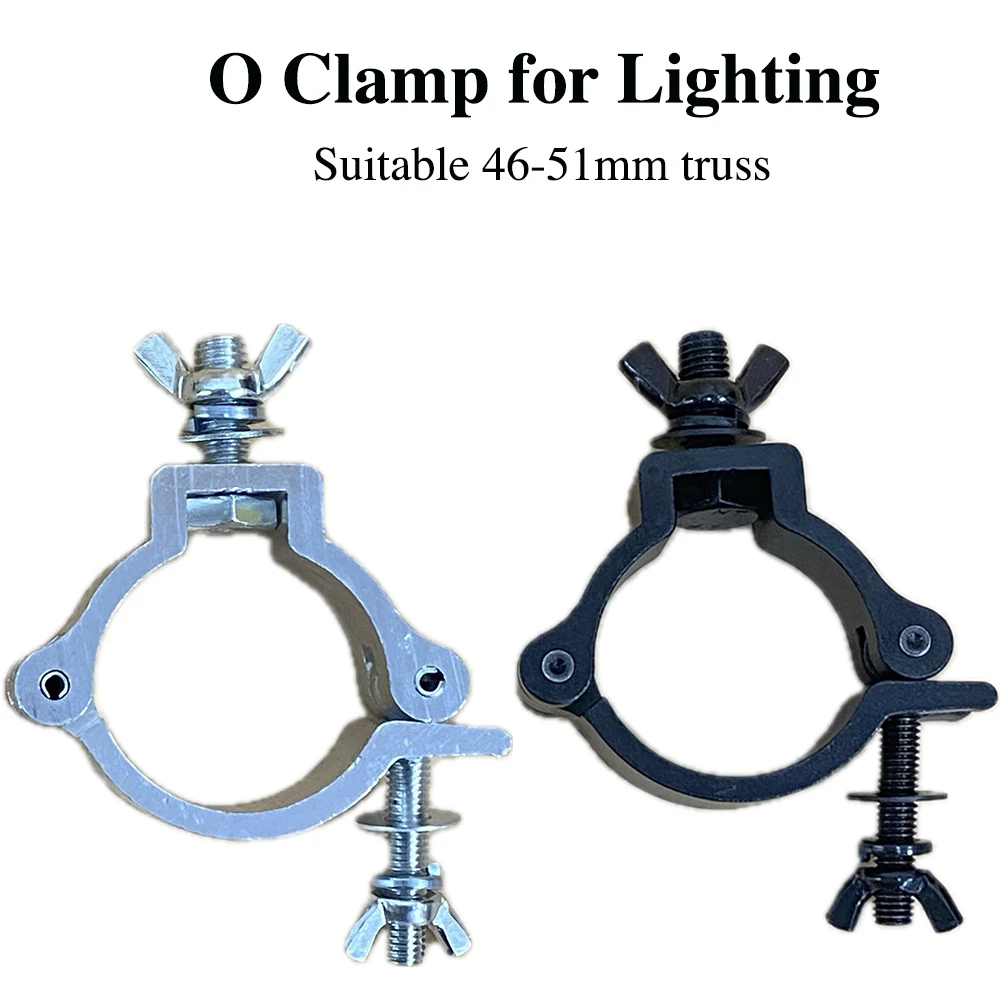 Clamp For DJ Lighting Aluminium Truss Hook 46-51mm Tube Support Mobile DJ Stage Beam Moving Head DMX LED Par Smoke Machine Claws