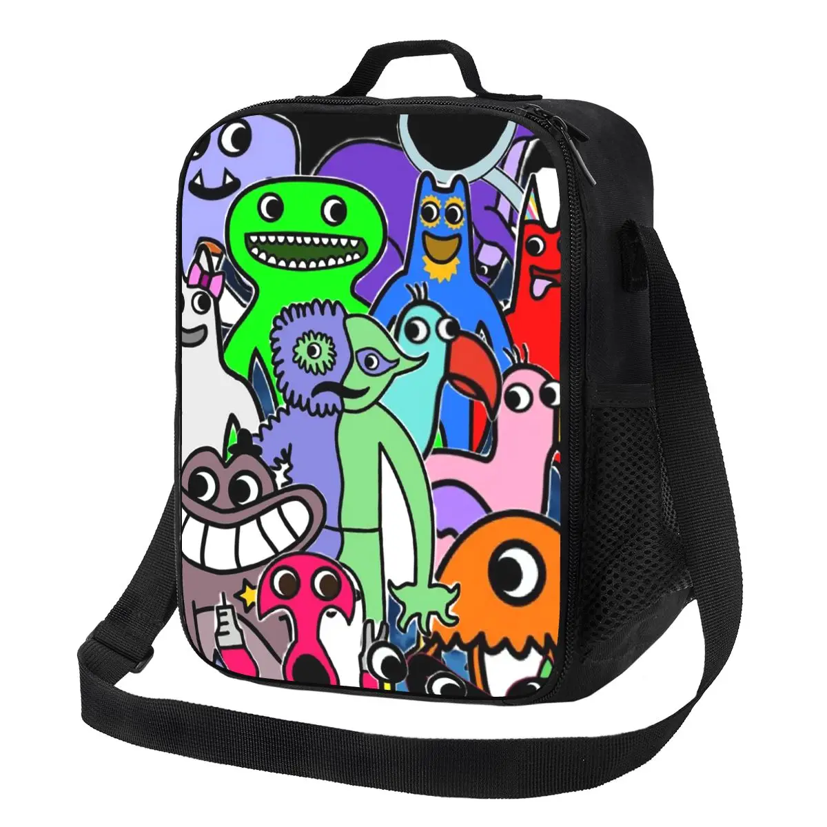 

Изолированная сумка для обеда с рисунком Garten Of Banban, школьные коробки для хранения еды для пикника, портативный контейнер-холодильник, термобокс для обеда, сумка