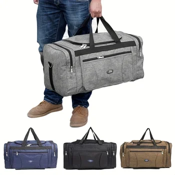 Oxford homens sacos de viagem à prova dwaterproof água negócios grande capacidade bolsa ombro ao ar livre tote weekender duffle multifuncional casual