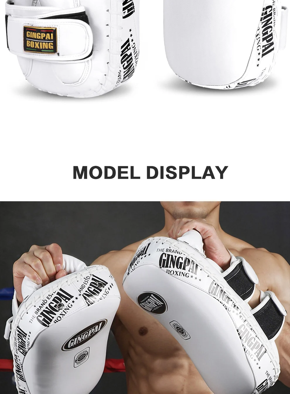 1PC Boxen Pad Sand Tasche Fitness MMA BoxenTaekwondo Hand Fuß Treten Pads PU Leder Training Getriebe Muay Thai fuß Ziel – Detail 9