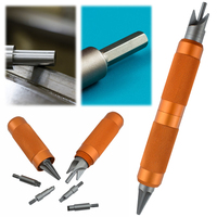 1 PC Case Prep Multitool Case Chamfer Deburring Hand Tools Primer Pocket Cleaner Reamers for Removing Crimps for Reloading