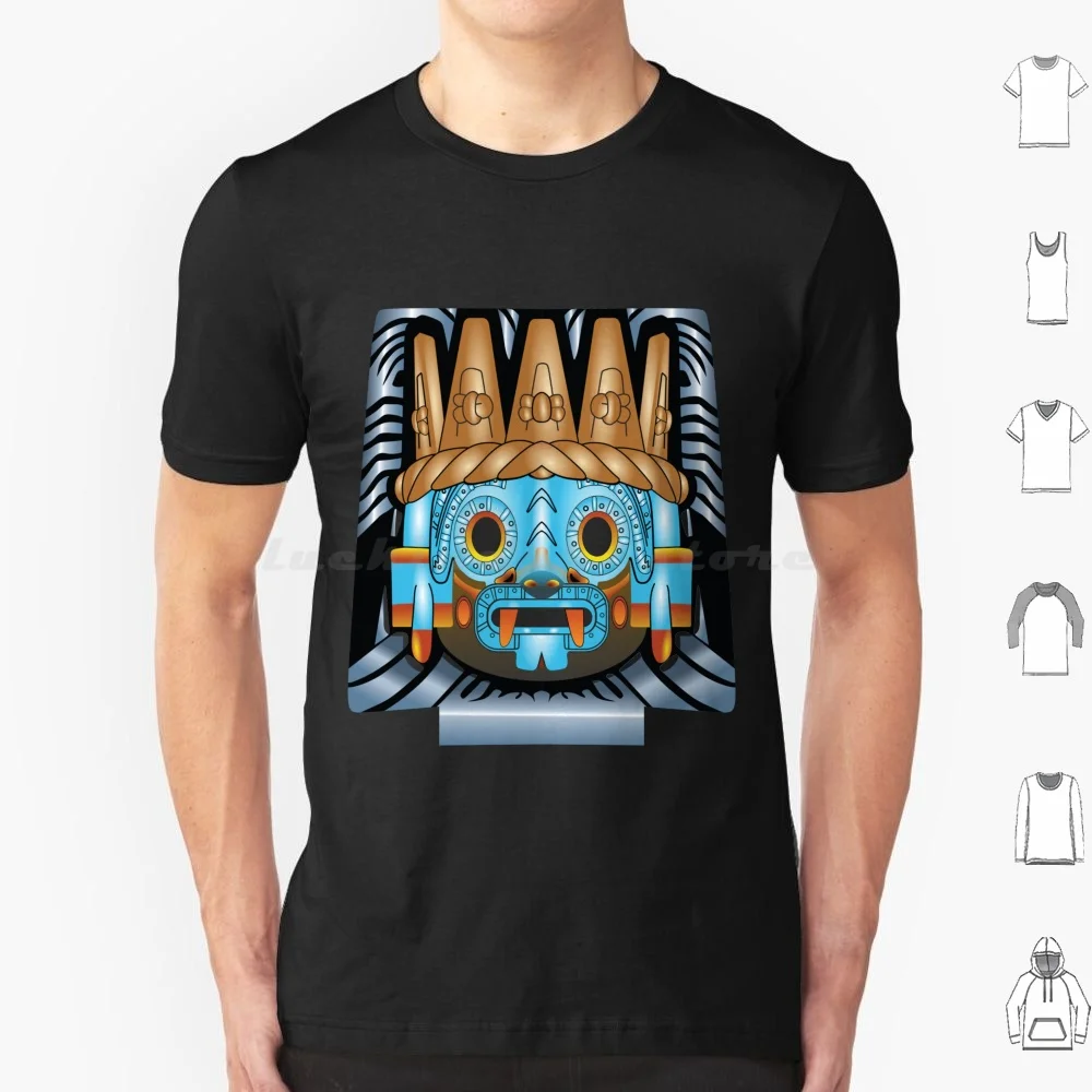 Tlaloc camiseta hombres mujeres niños 6xl Tlaloc azteca maya México Cultura Caifanes El Tri
