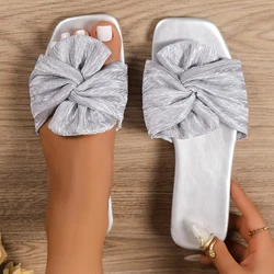 Summer Woman Slippers Fashion Brand Casual Slides Ladies Flat Shoes Woman Peep Toe Beach Sandals Outdoor Flip Flops Low Heel