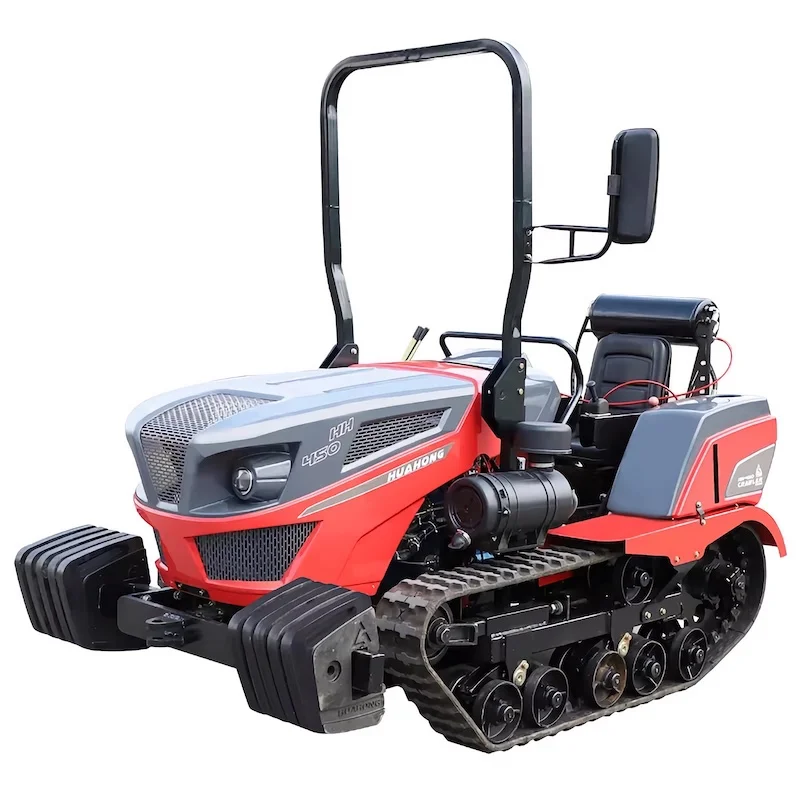 50HP four-wheel drive self-propelled rotary tiller, ditching crawler tractors pastoral management machine