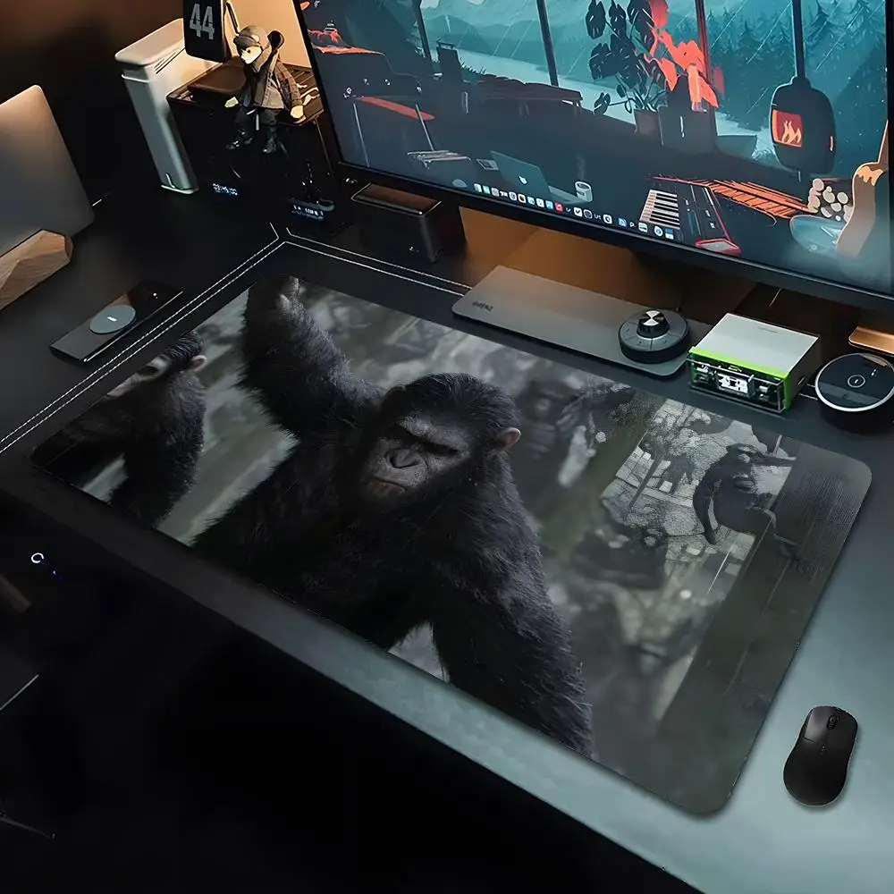 Kingdom Of The Planet Of The Apes Mouse Pad Mousepad Large Gaming Mouse Pad LockEdge Thickened Computer Keyboard Table Desk Mat