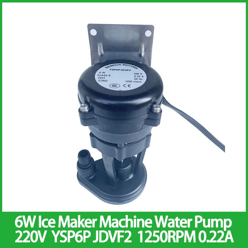 

6W Ice Maker Machine General Water Pump 220V Water Pump Motor YSP6P JDVF2 Speed 1250RPM 0.22A 50HZ