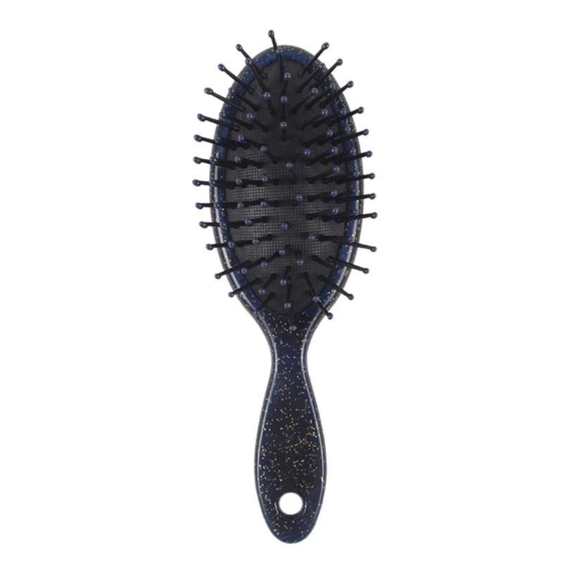 652F Professional Paddle แปรงผม Detangling Hairbrush นวดหนังศีรษะจัดแต่งทรงผมเครื่องมือสำหรับผู้หญิงผู้ชายตรง Curly