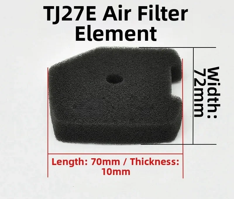 Cotton Replacement Air Filter Compatible With For Kawasaki TJ27 TJ27E TJ27V KBL27 2 Cycle String Trimmer Engine