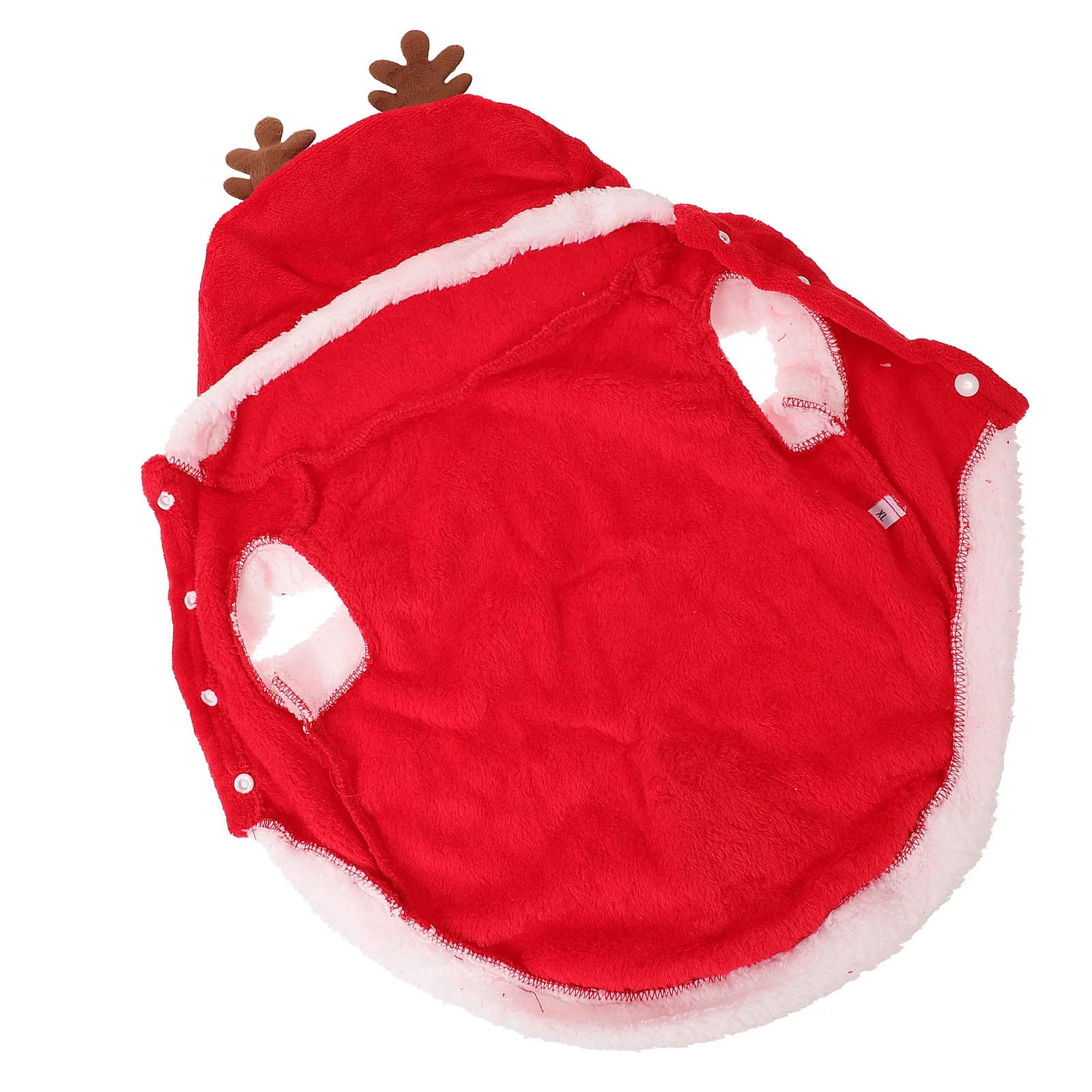 

Pet Warm Christmas Costume Puppy Dog Size L Party Suit Fashion Elk Design Comfortable Dog Clothes Outdoor Walking