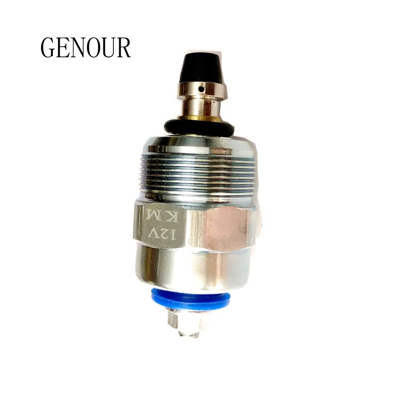 12V Oil Cut off Solenoid Valve For Generator 178F 186F Air-cooled Diesel Engine Fuel Injection Pump 5KW 6.5KW 10KW Spare Parts 3