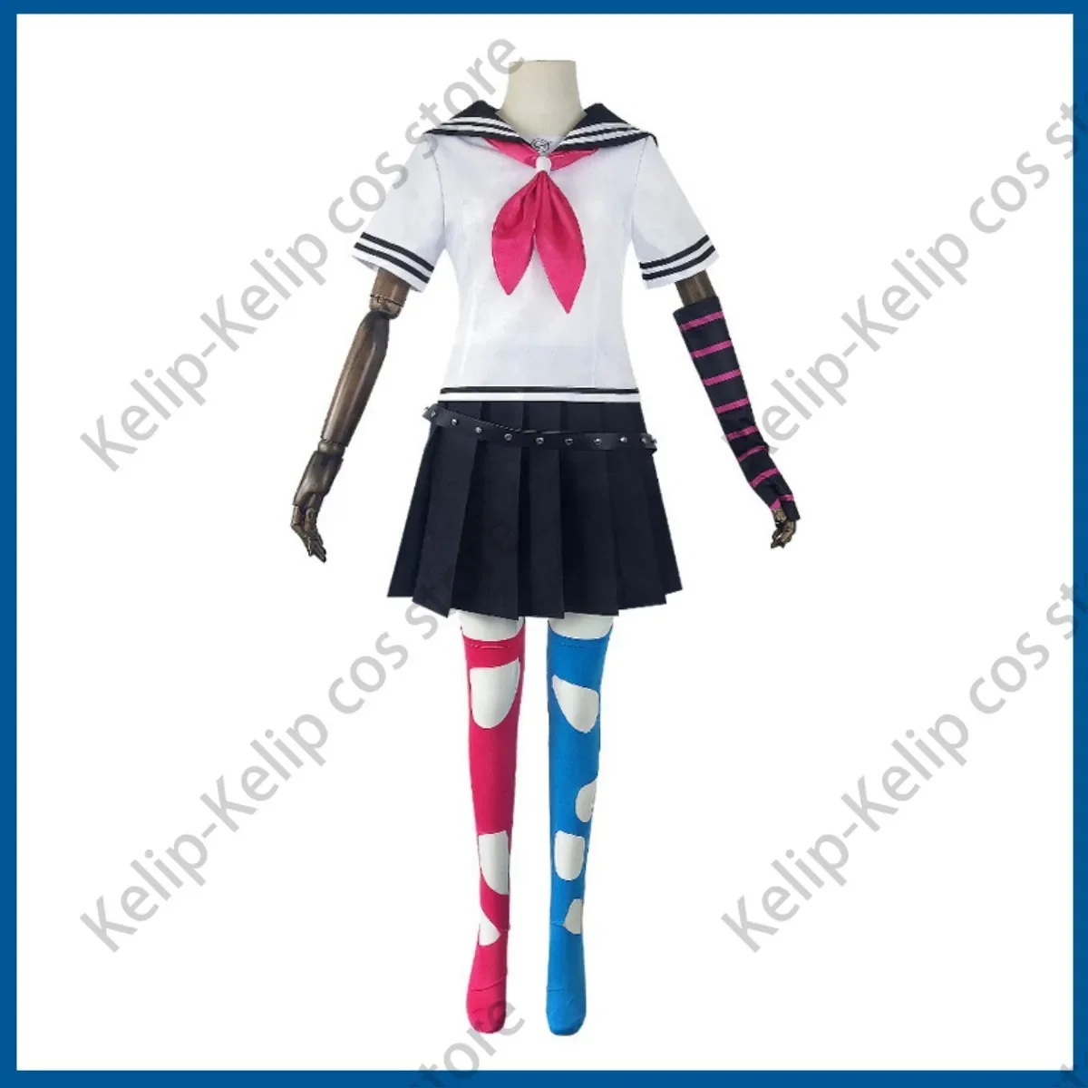 Anime Game Danganronpa 2: Goodbye Despair Steam Mioda Ibuki Cosplay Costume Wig JK School Uniform Woman Sexy Party Suit