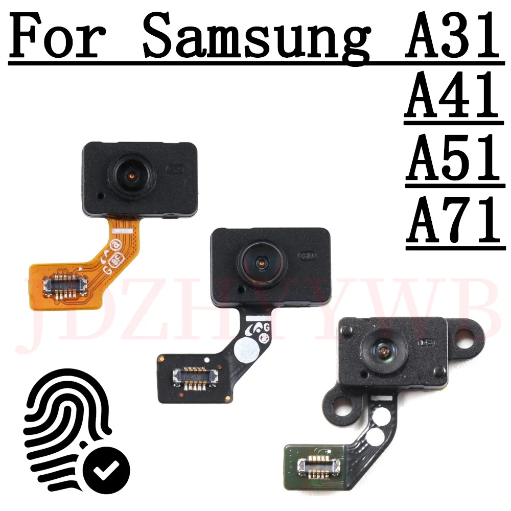 For Samsung Galaxy A71 A51 A41 A31 Home Button Menu Return Key Fingerprint Sensor Flex Cable With Power Button