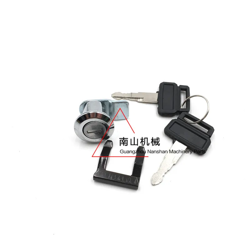 Side Door Lock Cylinder Side Door Lock Cylinder Key Excavator Accessories For DOOSAN DAEWOO DH60/150/220/225-5-7