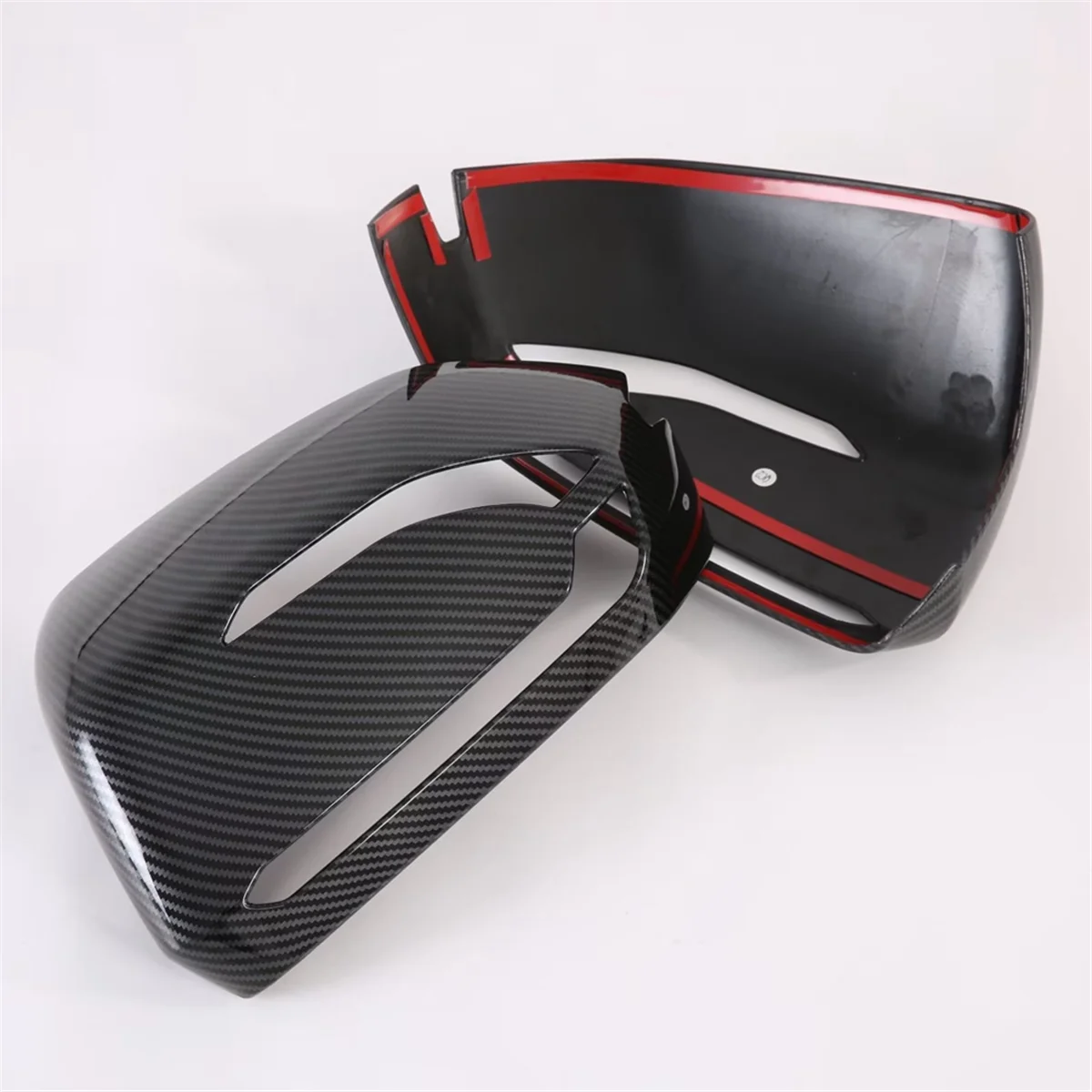

For Hyundai Palisade 2019-2023 Car Rearview Mirror Cover Cap Side Door Mirror Cover Trim Accessories ABS Carbon Fiber