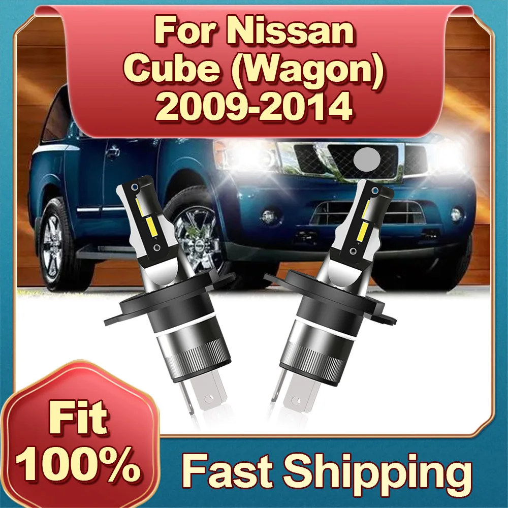 

Led Powerful Lamps H4 Canbus Headlight Bulbs 30000LM Super Bright For NISSAN Cube Wagon 2009 2010 2011 2012 2013 2014