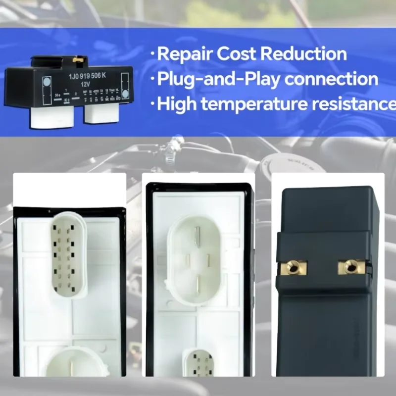 

Модуль управления вентилятором охлаждения радиатора двигателя для Audi TT/TT, VW Beetle/Golf/Jetta 2000-2006 годов выпуска, 902419 1J0919506K