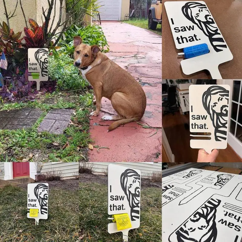 Niet Poepen Hond Borden Voor Tuin Gewaagde En Eenvoudige Tuinborden Geen Poepen Hond Borden Beschermende Gereedschapsvrije Setup Weerbestendig