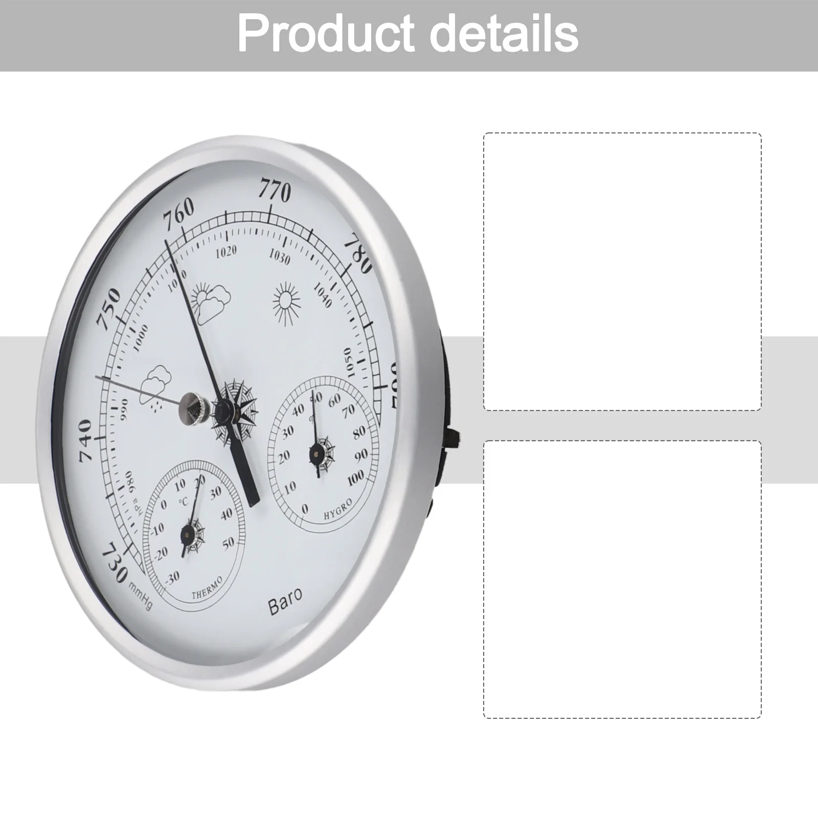 For Home Atmospheric Pressure Hygrometer Home Environment Accurate Weather Forecasting Device Weather Forecasting