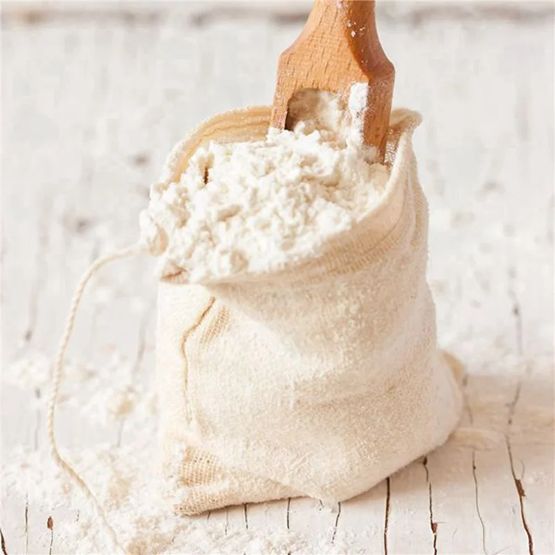 FYBL-100 قطعة أكياس قطنية برباط أكياس موسلين، أكياس مشروب الشاي (4 × 3 بوصات) #4