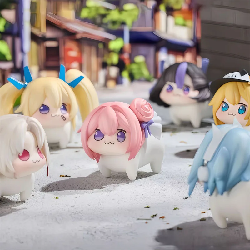 

Nikke Goddess Of Victory Doro Chibi 6pcs Figure Set - Car Dashboard Decor, Trendy Anime Collectible For Fans，Hot Selling