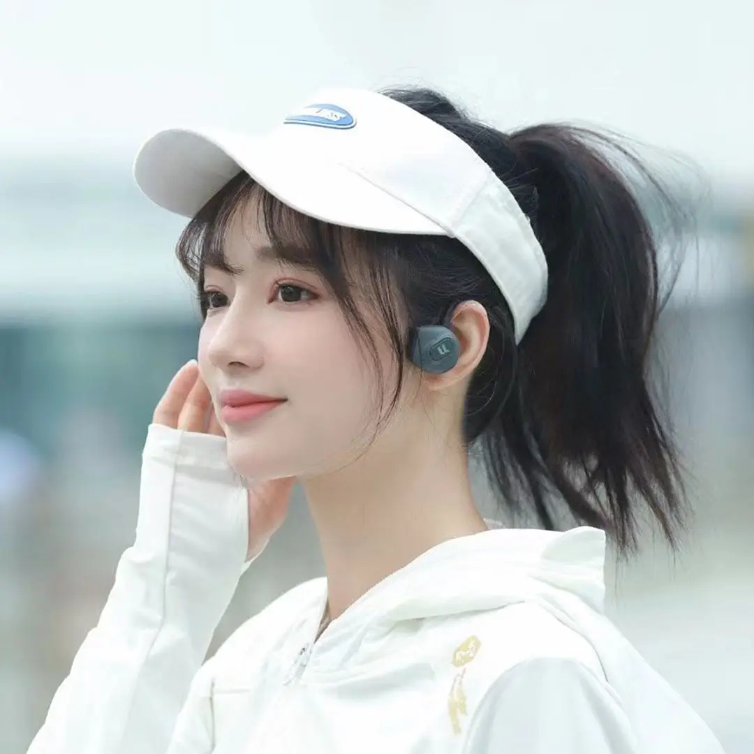 Youpin ULL Bone Conduction Earphones Me-300S Automatic Folding Storage Bluetooth 5.3 Ear-hook Wireless Headset Waterproof Earbud