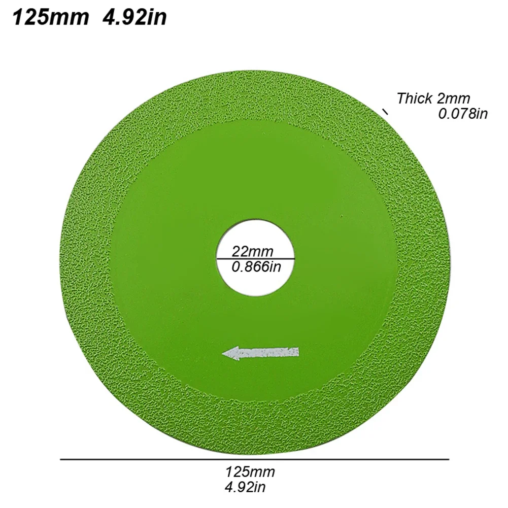 1pcs 100/115/120mm Brazing Blade Ultra Thin Cutting Blade For Grinding Cutting  Jade Glass Saw Blade Power Tool Accessories