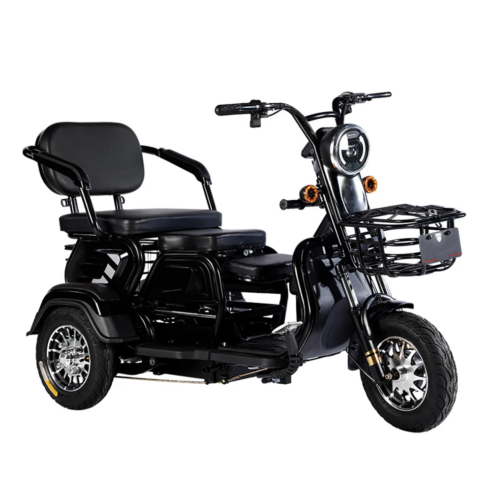 600W/800W/1000W Electric Tricycle Three Wheel Cargo Bike Family Electric Tricycle